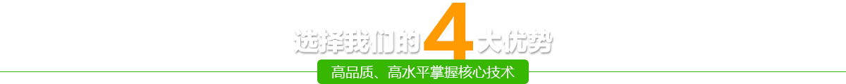 選擇我們的四大優(yōu)勢(shì)-高品質(zhì)、高水平掌握核心技術(shù)